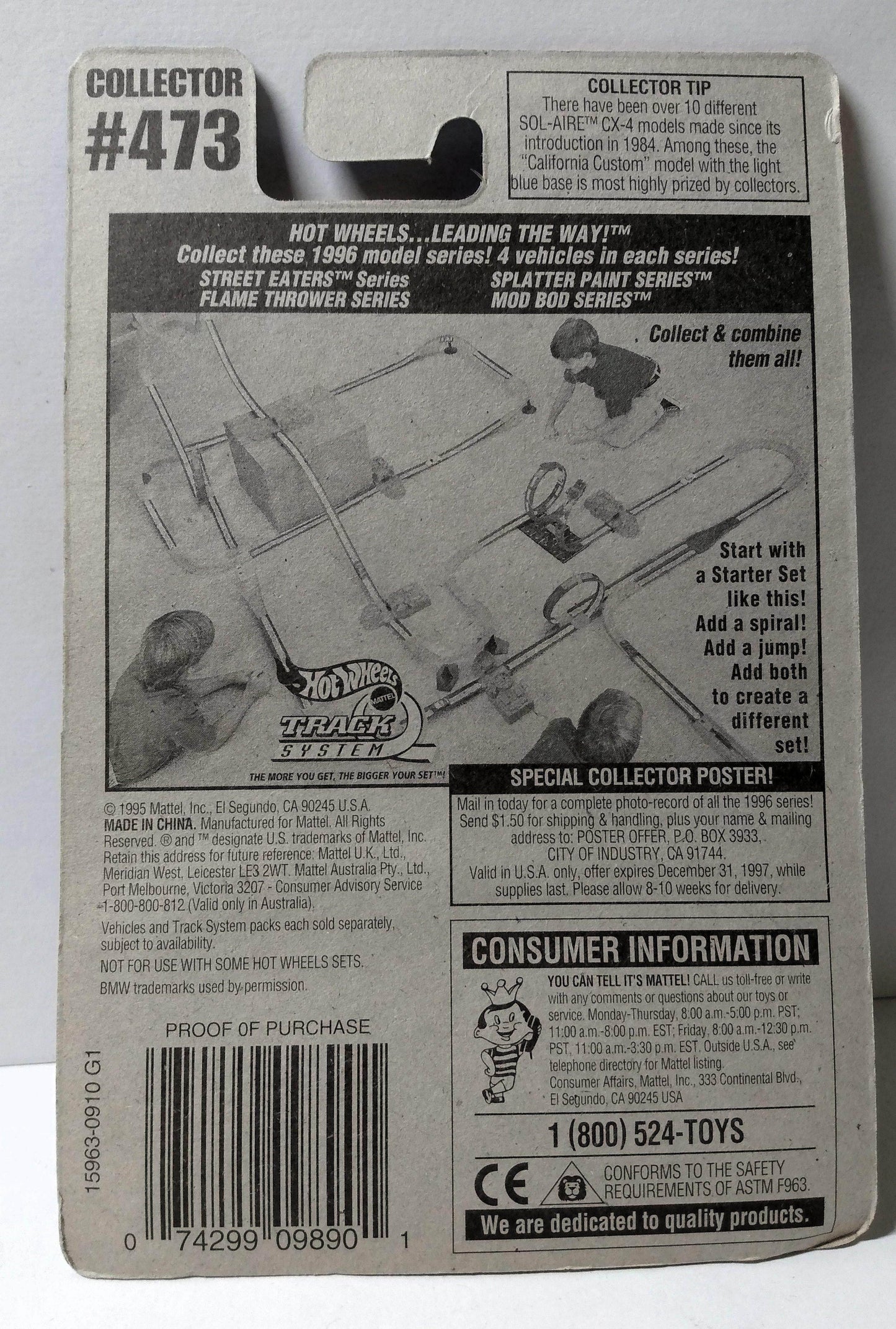 Hot Wheels Collector #473 BMW M1 Street Beast 1996 - TulipStuff