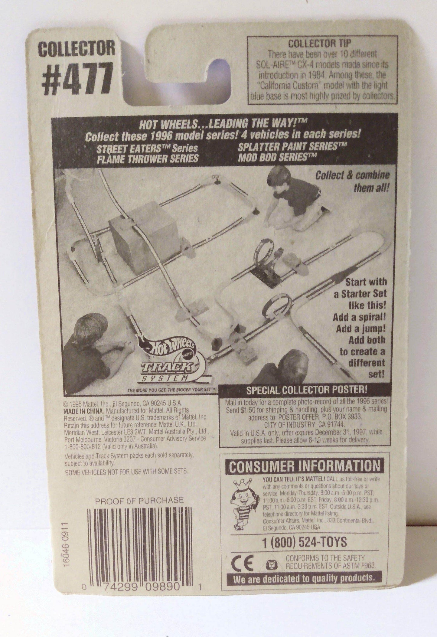 Hot Wheels Collector #477 Double Demon 1995 - TulipStuff