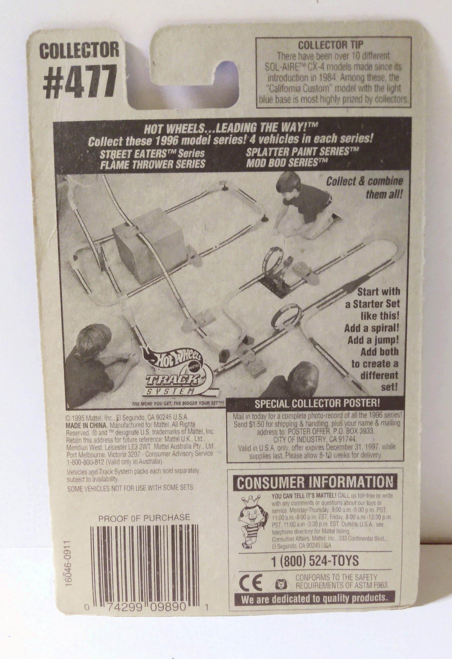 Hot Wheels Collector #477 Double Demon 1995 - TulipStuff