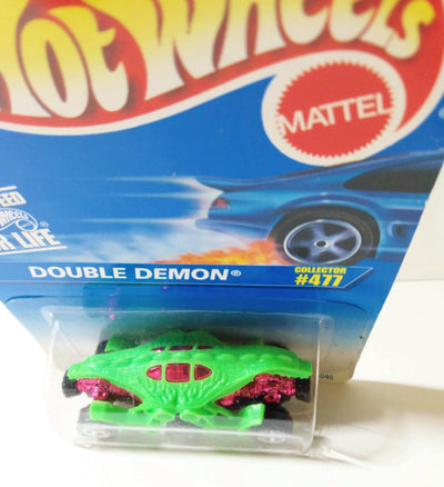 Hot Wheels Collector #477 Double Demon 1995 - TulipStuff
