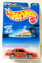 Load image into Gallery viewer, Hot Wheels Quicksilver Series Chevy Stocker Collector #545 1998 - TulipStuff