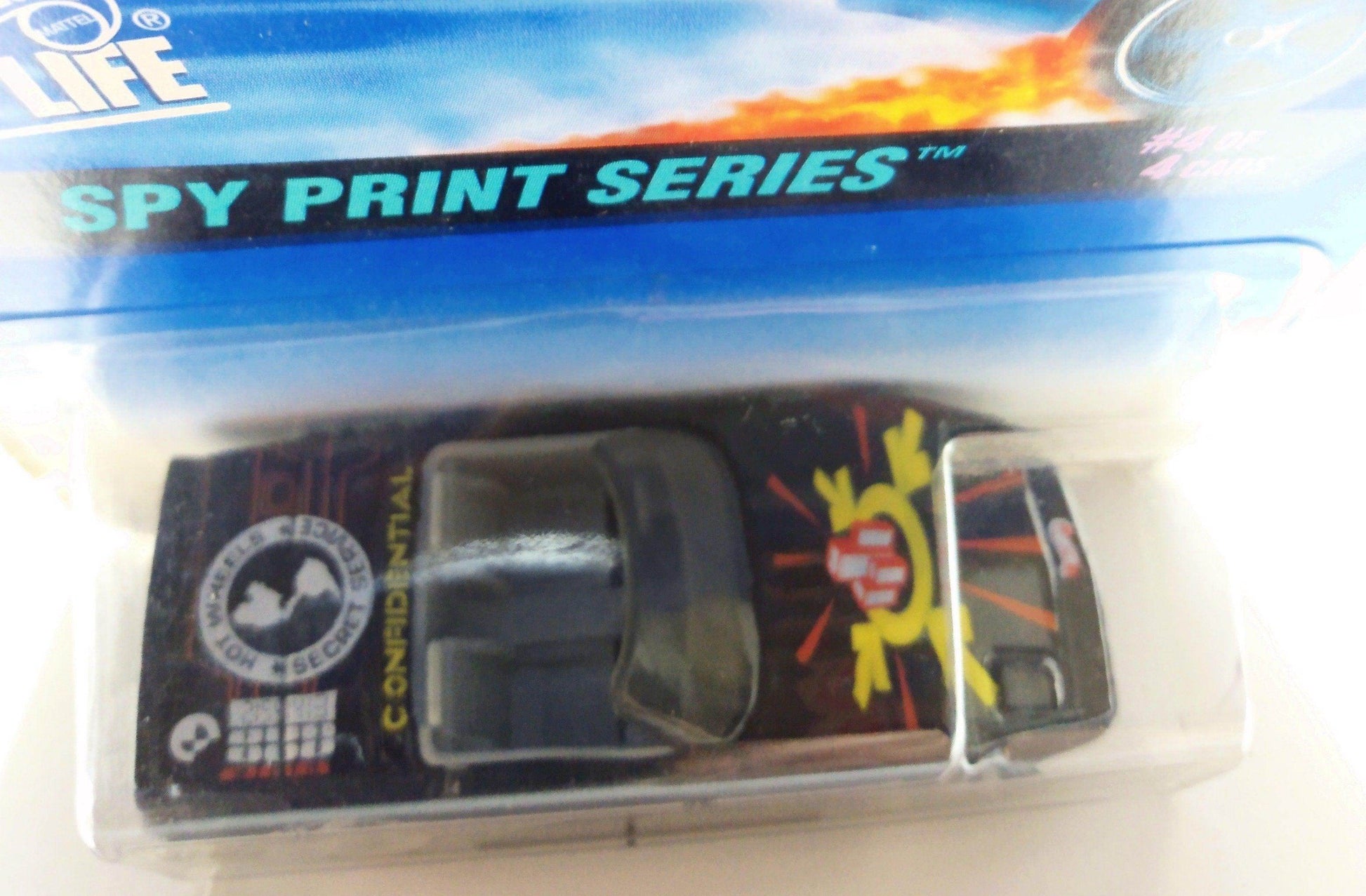 Hot Wheels Spy Print Series Custom Corvette Convertible  Collector 556 - TulipStuff