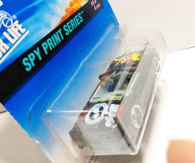 Hot Wheels Spy Print Series Custom Corvette Convertible Collector 556 - TulipStuff
