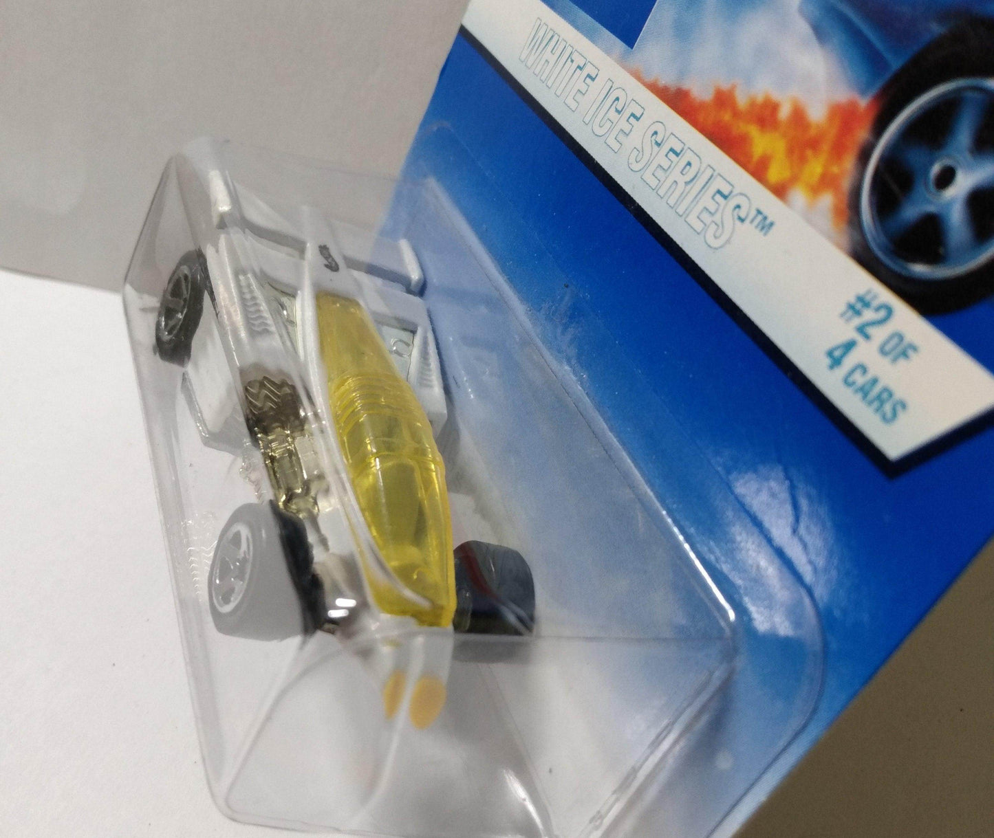 Hot Wheels White Ice Series Shadow Jet Collector #562 1996 - TulipStuff