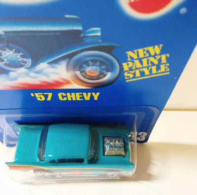 Hot Wheels Collector #213 '57 Chevy 1992 uh Chevy Emblem On Door - TulipStuff