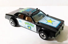 Load image into Gallery viewer, Hot Wheels 9526 Sheriff Patrol Police Car 1990 Black #59 - TulipStuff