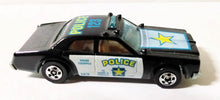 Load image into Gallery viewer, Hot Wheels 9526 Sheriff Patrol Police Car 1990 Black #59 - TulipStuff