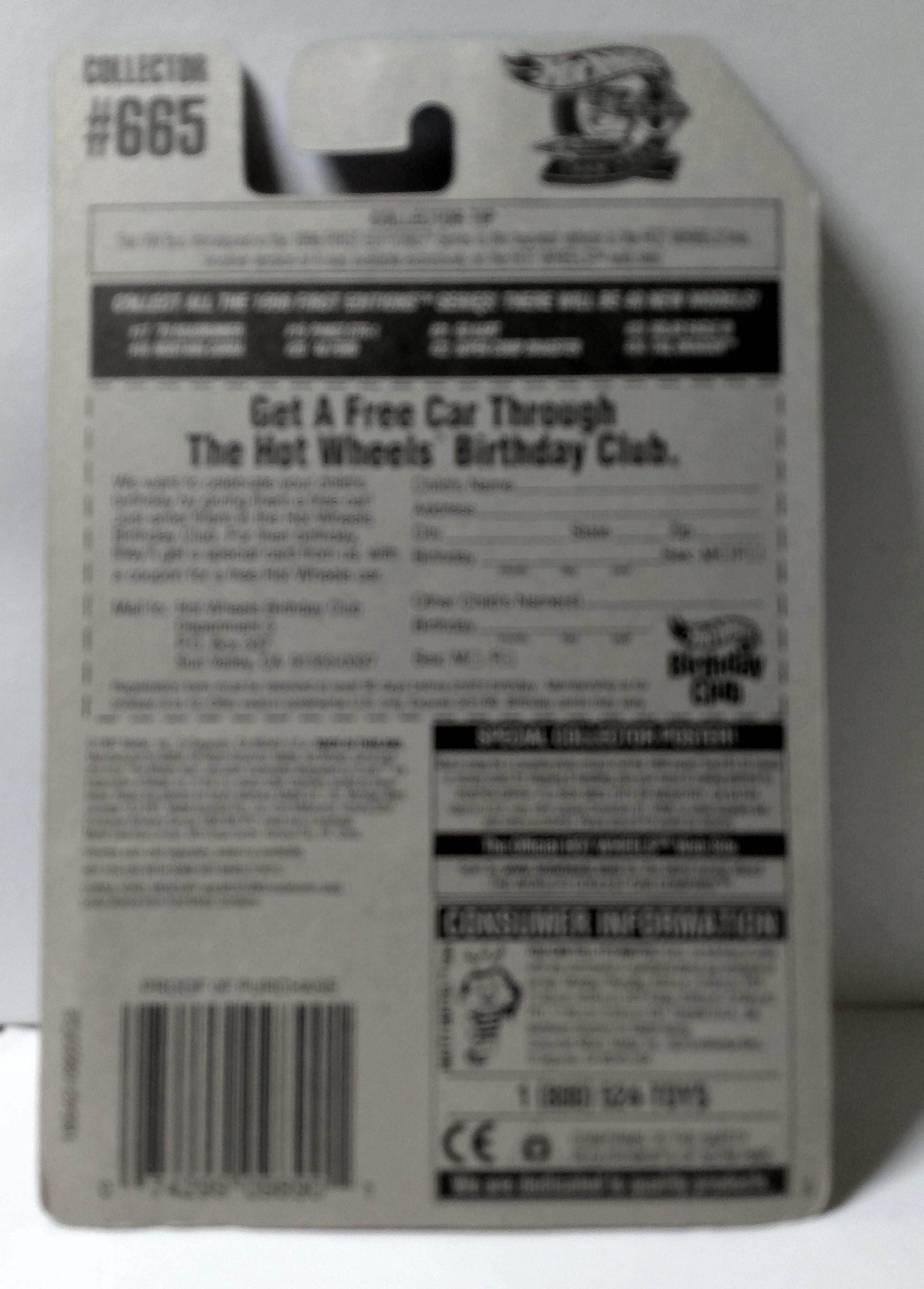 Hot Wheels 1998 First Editions Ford Mustang Cobra Collector #665 - TulipStuff