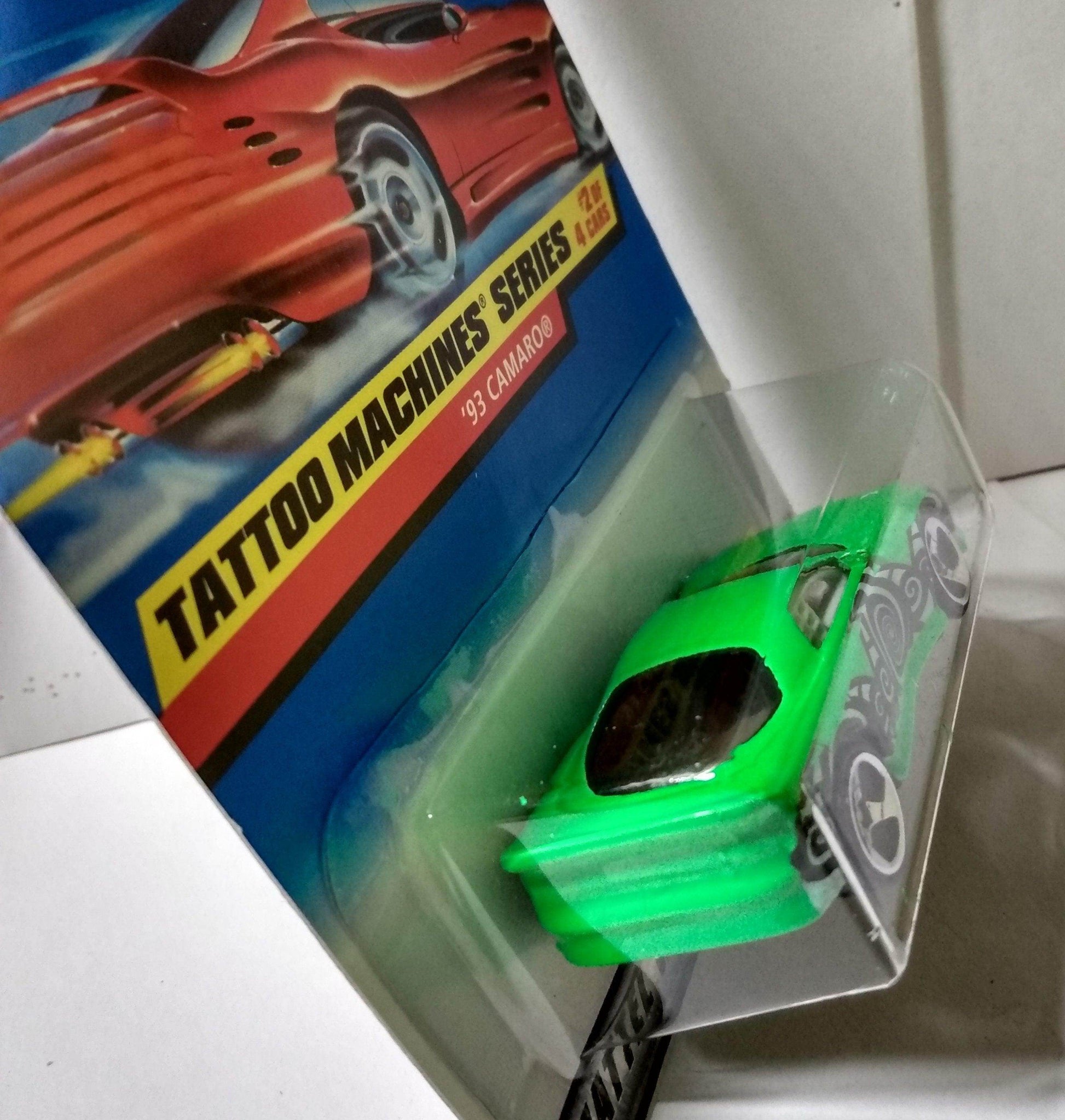 Hot Wheels Tattoo Machines Collector #686 '93 Camaro Chevrolet - TulipStuff
