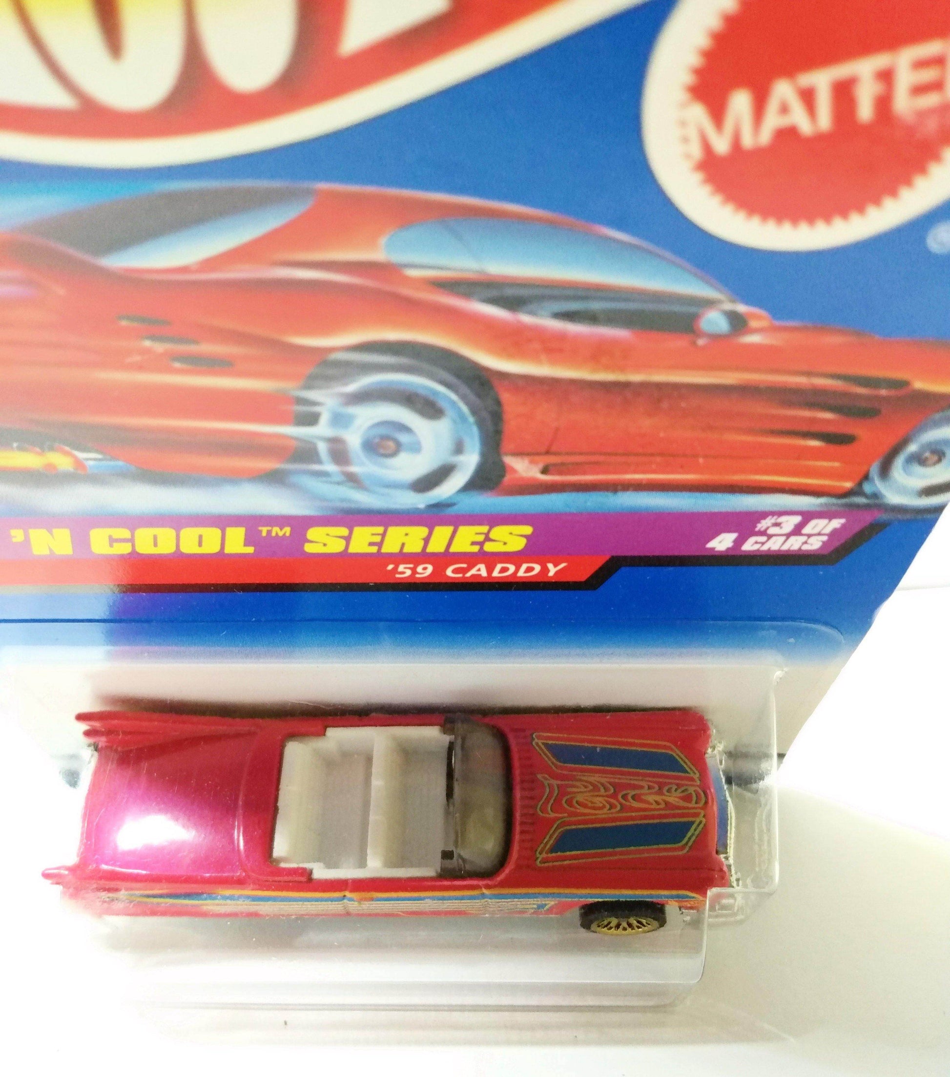 Hot Wheels Low N Cool Collector #699 '59 Caddy Eldorado Convertible - TulipStuff