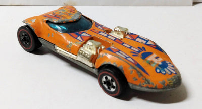 Hot Wheels Redline 8240 Twin Mill Orange Flying Colors Hong Kong 1976 - TulipStuff