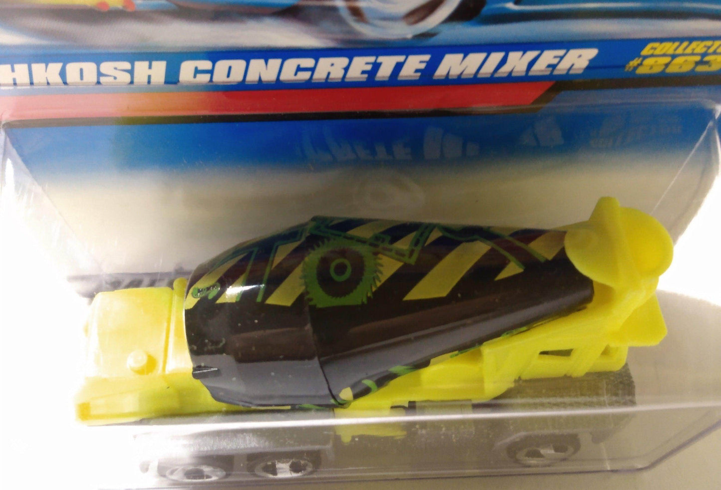 Hot Wheels Collector #863 Oshkosh Concrete Mixer Truck 1997 - TulipStuff