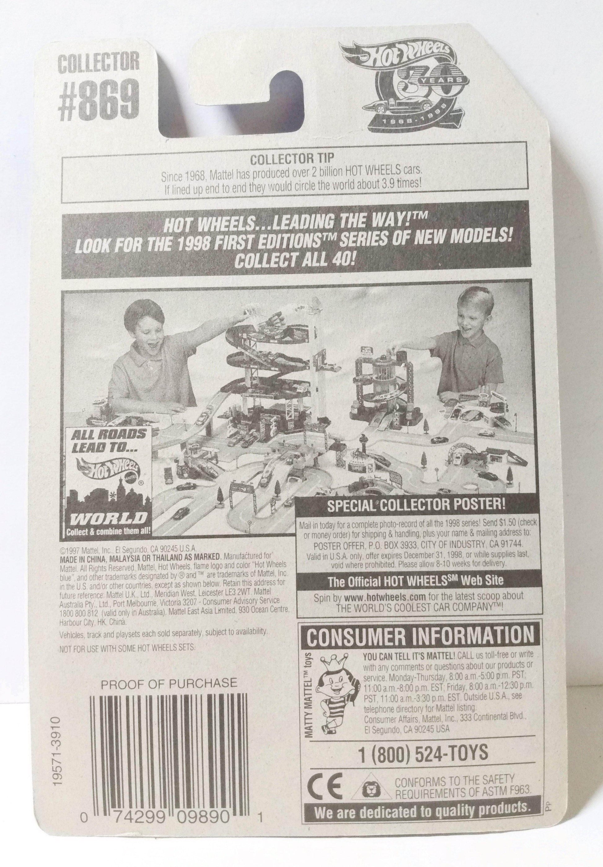 Hot Wheels Collector #869 Power Pipes 1997 - TulipStuff