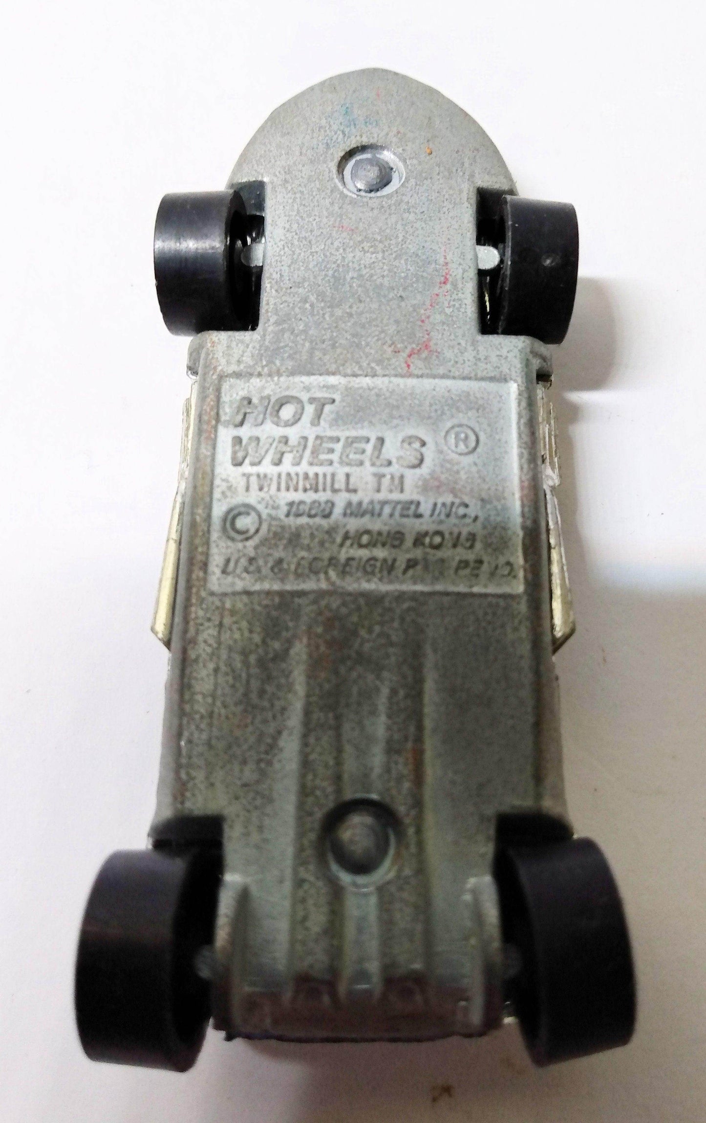 Hot Wheels 9509 Super Chromes Twin Mill Hong Kong 1976 bw - TulipStuff