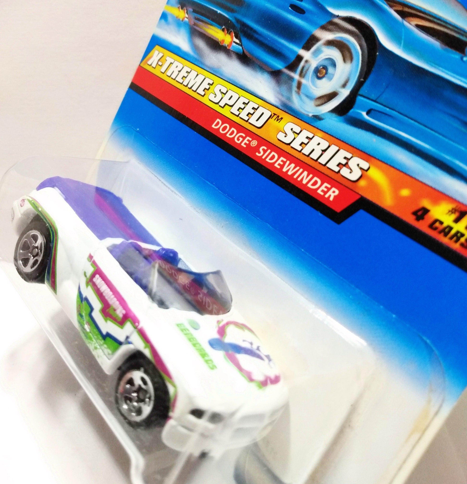 Hot Wheels X-Treme Speed Dodge Sidewinder Collector #965 1998 - TulipStuff