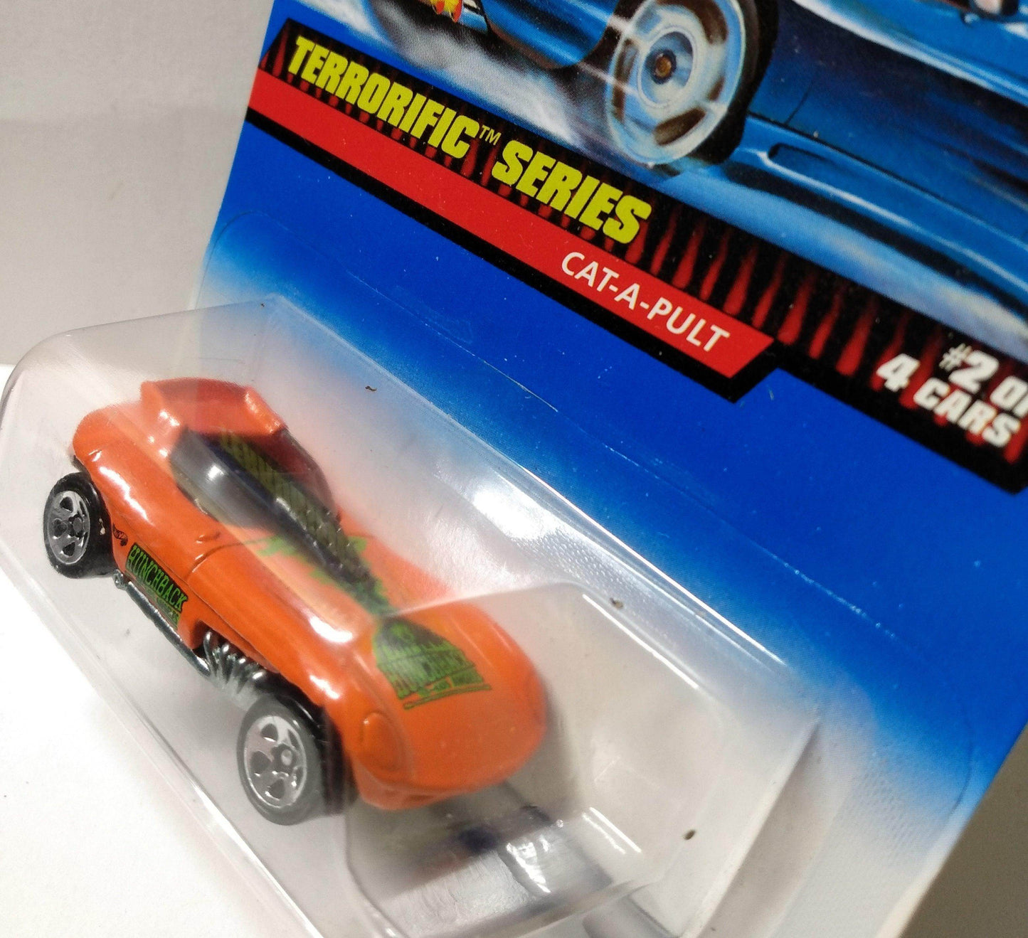 Hot Wheels Terrorific Series Cat-A-Pult Race Car Collector #978 - TulipStuff