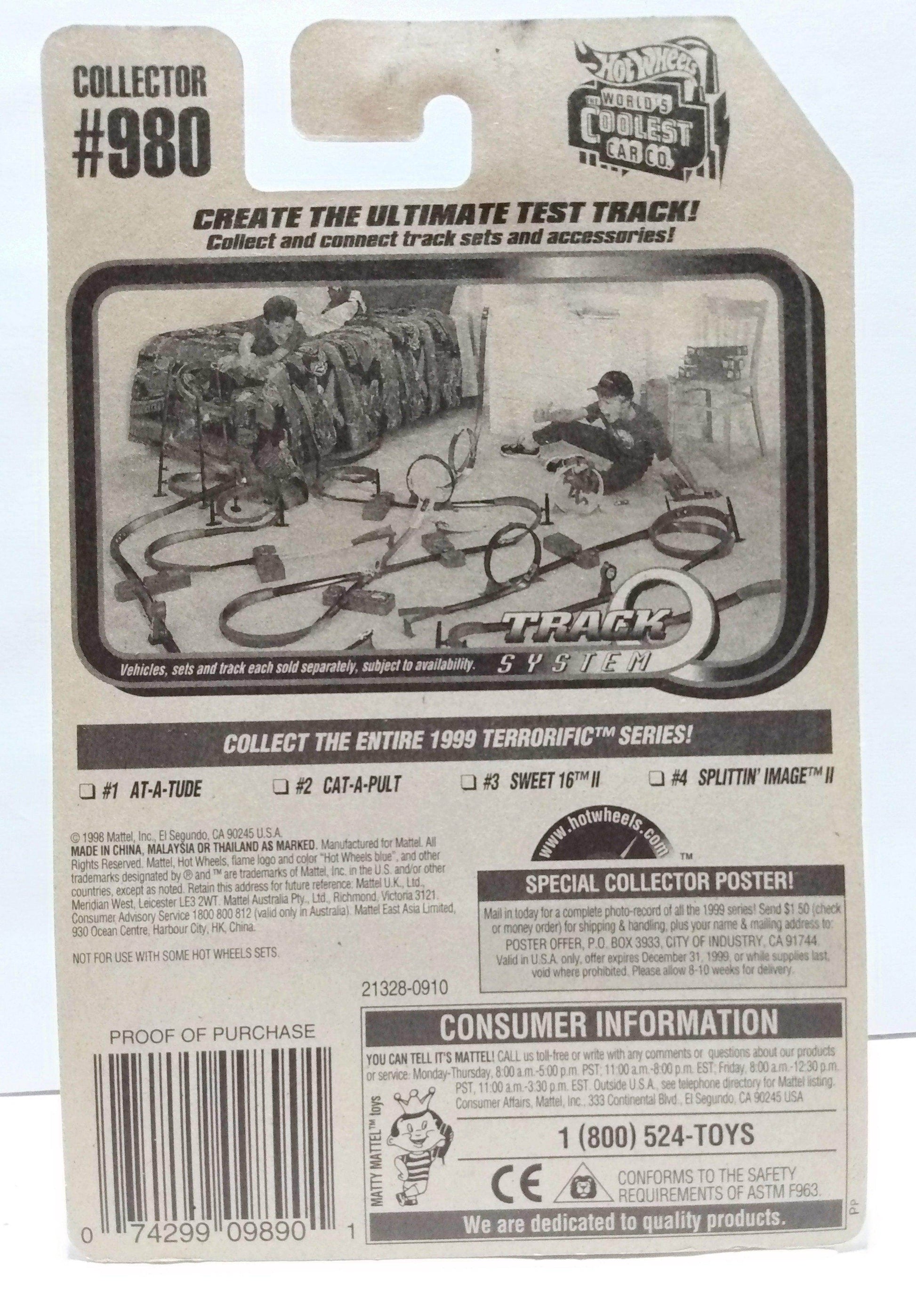 Hot Wheels Collector #980 Terrorific Series Splittin Image II 1999 - TulipStuff