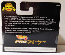 Load image into Gallery viewer, Hot Wheels 1998 Pro Racing Track Edition Ted Musgrave Primestar Taurus - TulipStuff