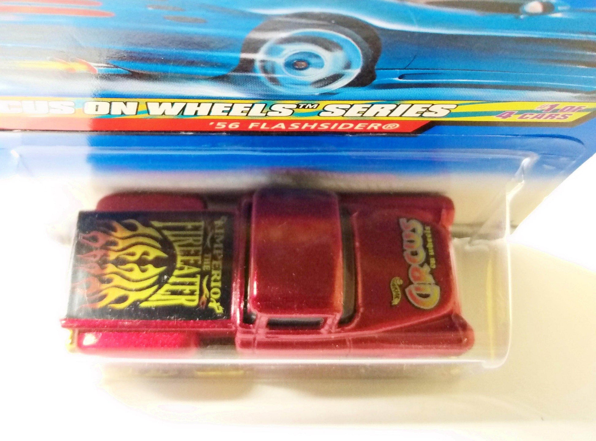 Hot Wheels Circus On Wheels '56 Flashsider Chevy Stepside Pickup Truck - TulipStuff