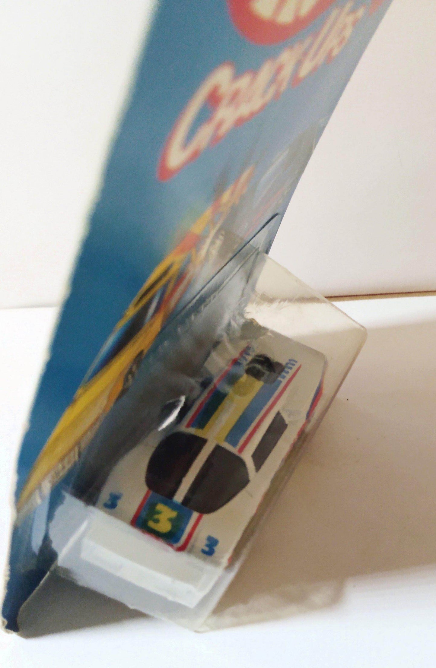 Hot Wheels 7577 Crack-Ups Blind Sider Racing Car Made In France 1984 - TulipStuff