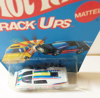 Hot Wheels 7577 Crack-Ups Blind Sider Racing Car Made In France 1984 - TulipStuff