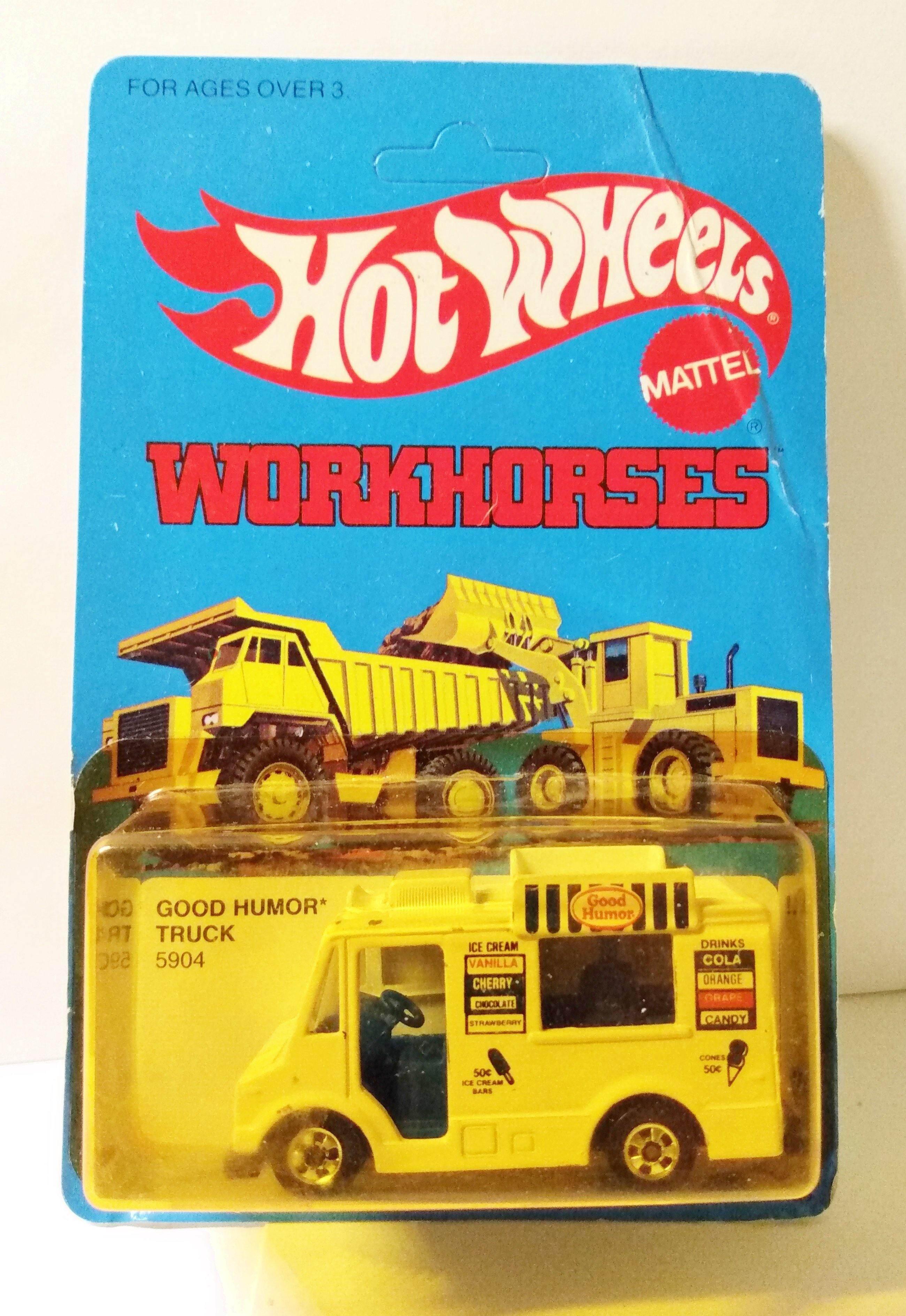 Hot Wheels 5904 Good Humor Ice Cream Truck Workhorses 1986