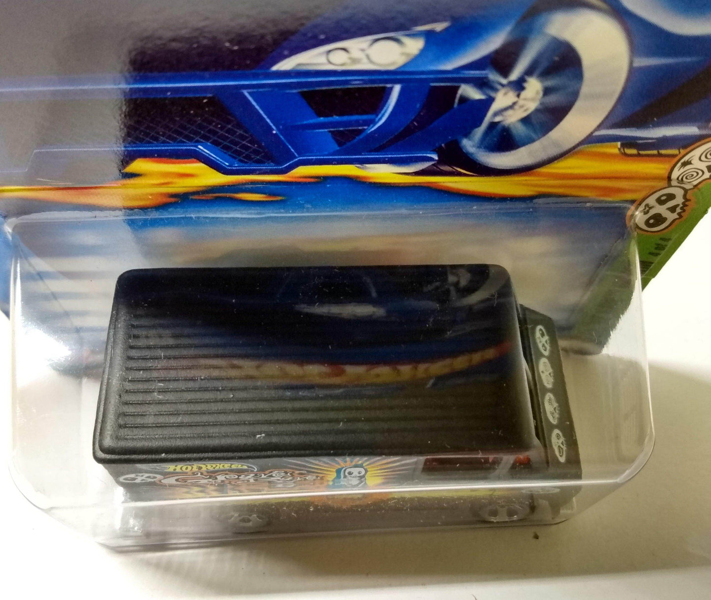 Hot Wheels Grave Rave Wagon Delivery Truck 2002 Collector #102 - TulipStuff