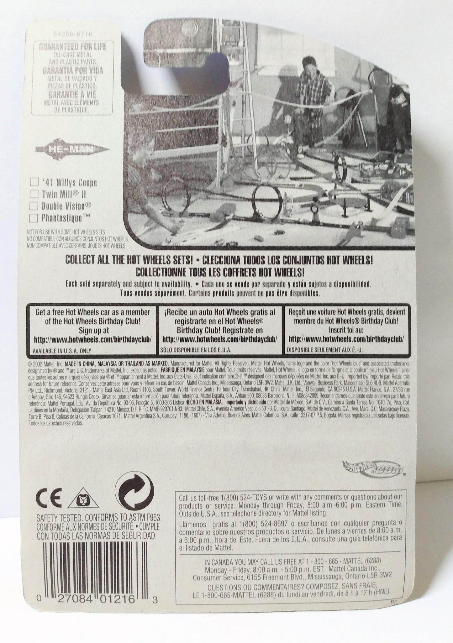 Hot Wheels He-Man Series Twin Mill II 2002 Collector #092 - TulipStuff