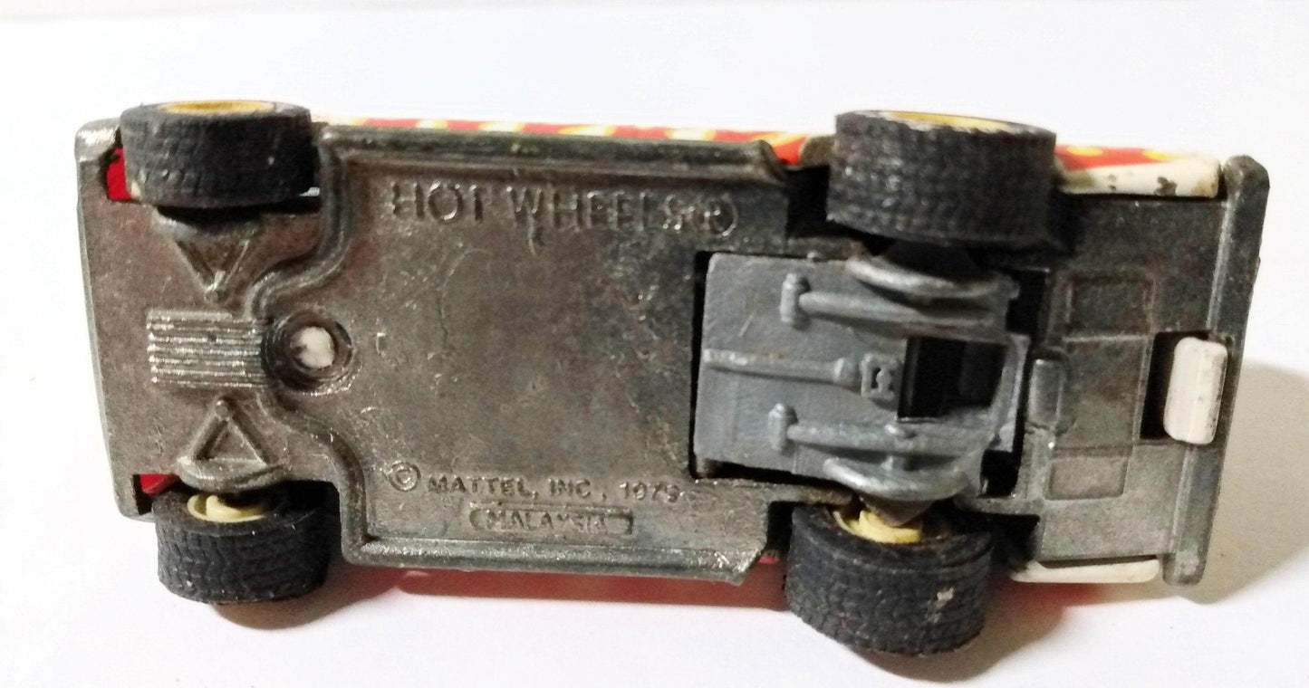 Hot Wheels 9540 Real Riders Dodge D-50 Pickup Truck 1985 White - TulipStuff