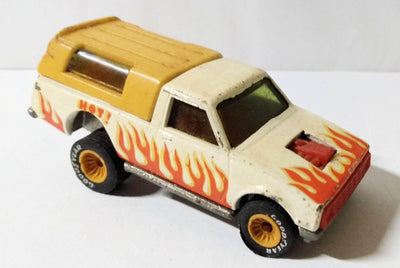 Hot Wheels 9540 Real Riders Dodge D-50 Pickup Truck 1985 White - TulipStuff