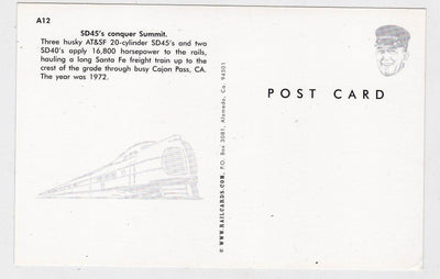 AT&SF Santa Fe EMD SD45 and SD40 Locomotives and Freight Train Cajon Pass - TulipStuff