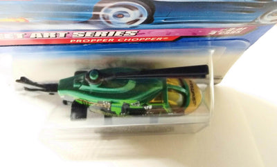 Hot Wheels Street Art Series Propper Chopper Helicopter 1998 - TulipStuff