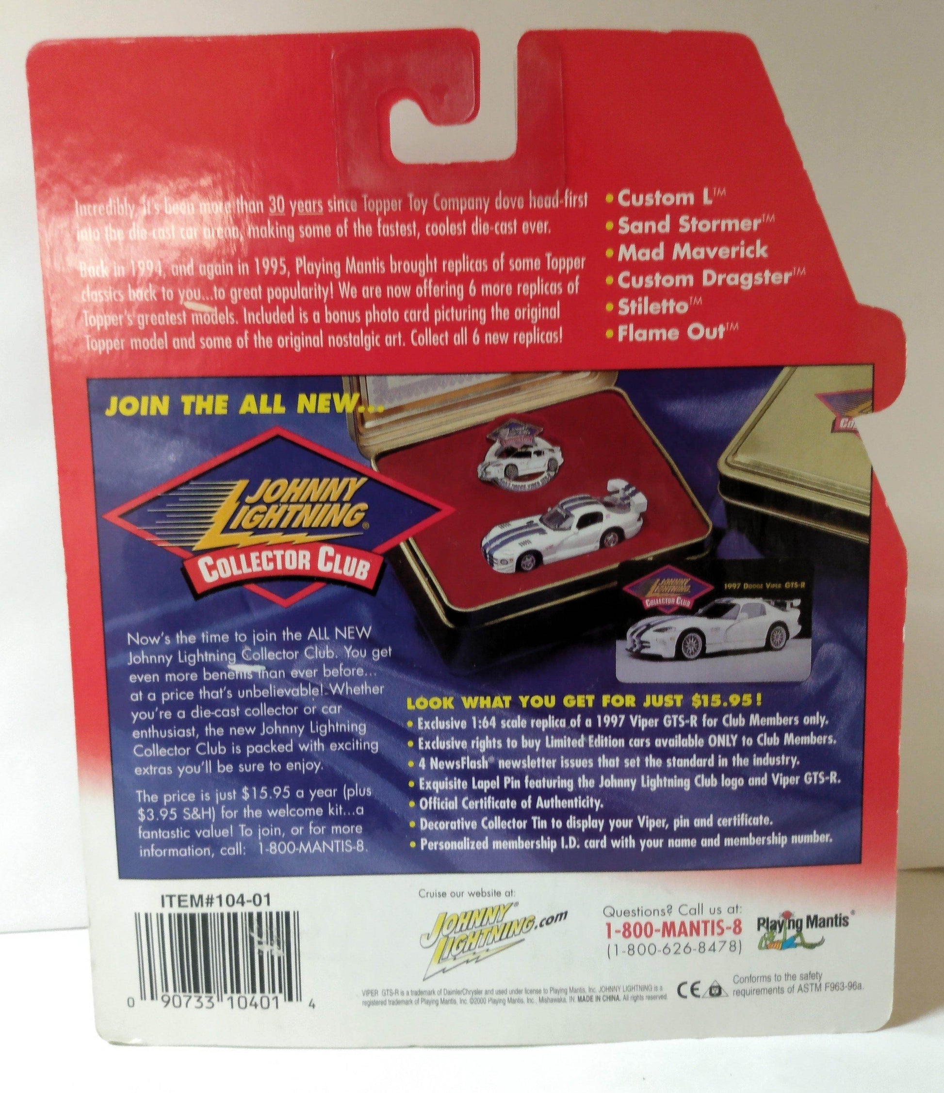 Johnny Lightning Topper Series Sand Stormer Dune Buggy Gold 2000 - TulipStuff