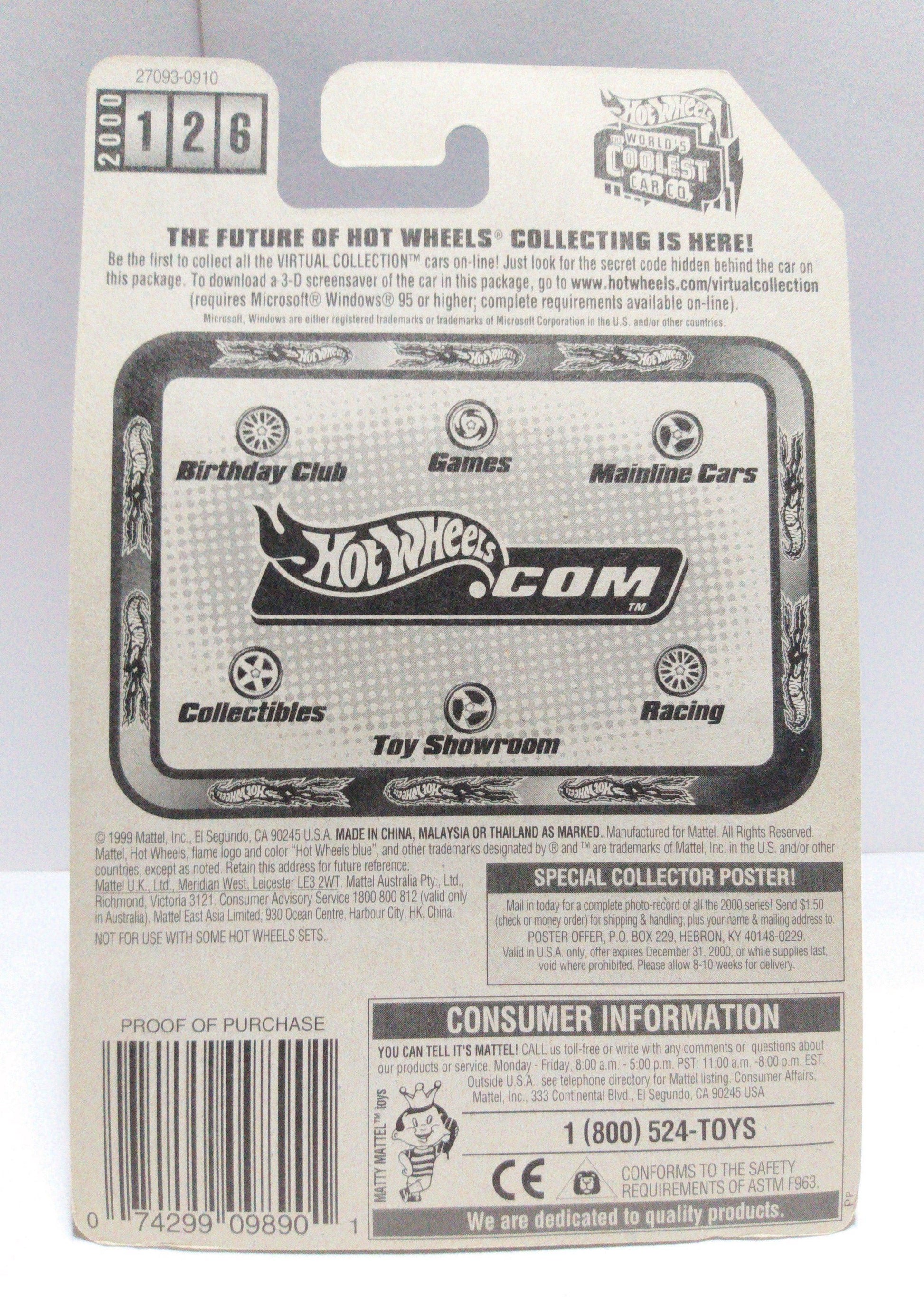 Hot Wheels Virtual Collection Rodzilla Dragon 2000 #126 - TulipStuff