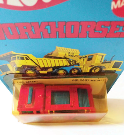 Hot Wheels 9640 Workhorses Fire-Eater Fire Engine Truck Malaysia 1982 - TulipStuff
