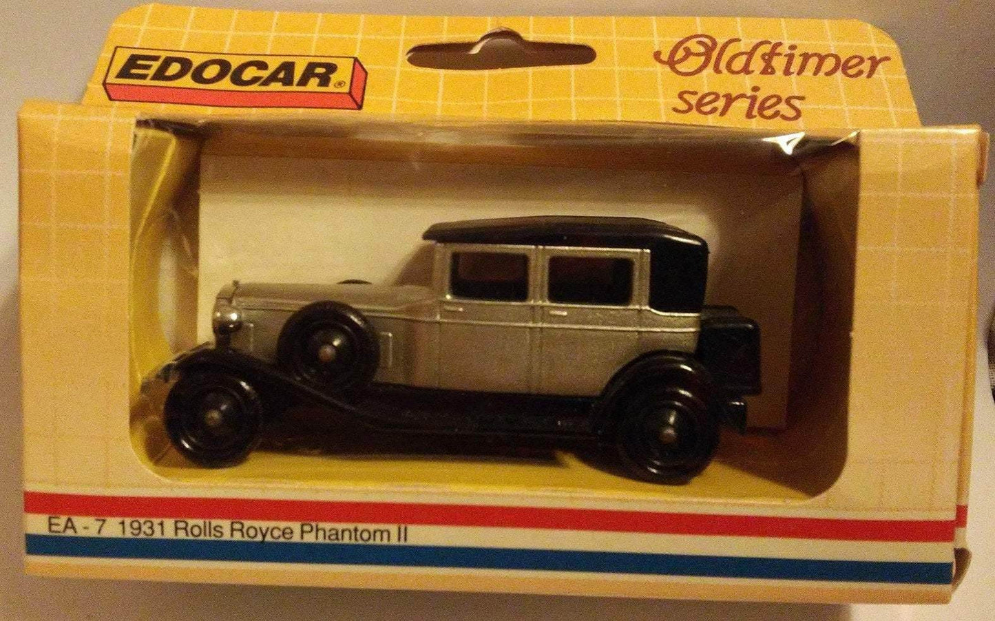 Edocar Oldtimer Series EA-7 1931 Rolls Royce Phantom II Made in England by Lledo - TulipStuff