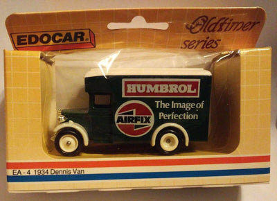 Edocar EA-4 Humbrol Airfix 1934 Dennis Van Made in England by Lledo 1986 - TulipStuff