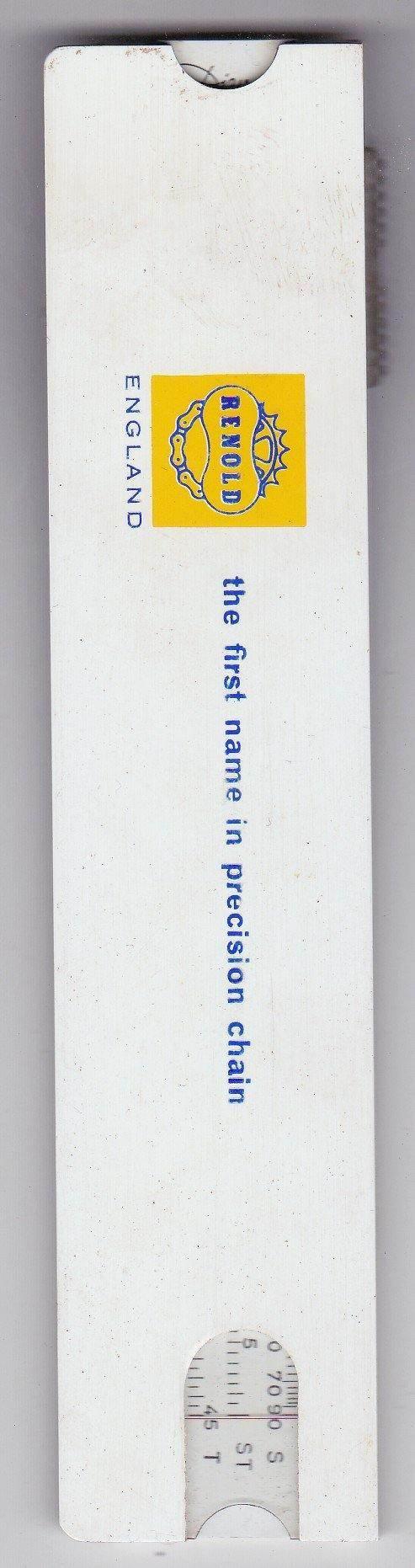 Diwa Pocket-Rietz 601-1 Slide Rule Promotional Renold England Chains 1960's - TulipStuff