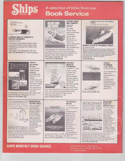 Ships Monthly Magazine 11/80 Achille Lauro Sea Giant Albatross Belgian Naval Review - TulipStuff