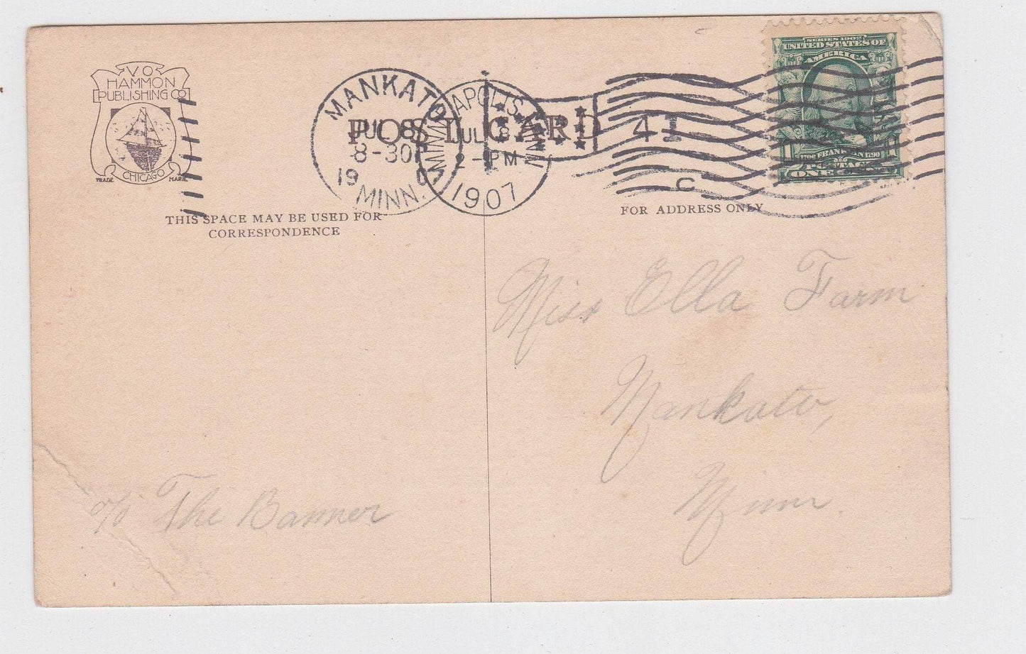 Tonka Bay Hotel Lake Minnetonka Minnesota Antique Postcard 1904 - TulipStuff