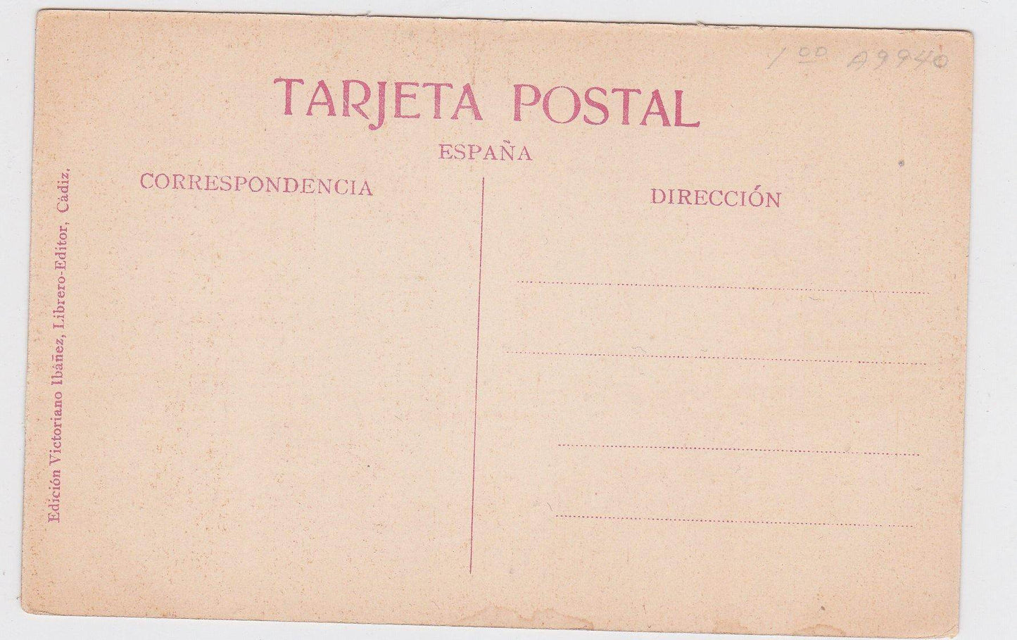Cadiz  Spain Calle Duque de Tetuin 1910's Vintage Spanish Postcard - TulipStuff