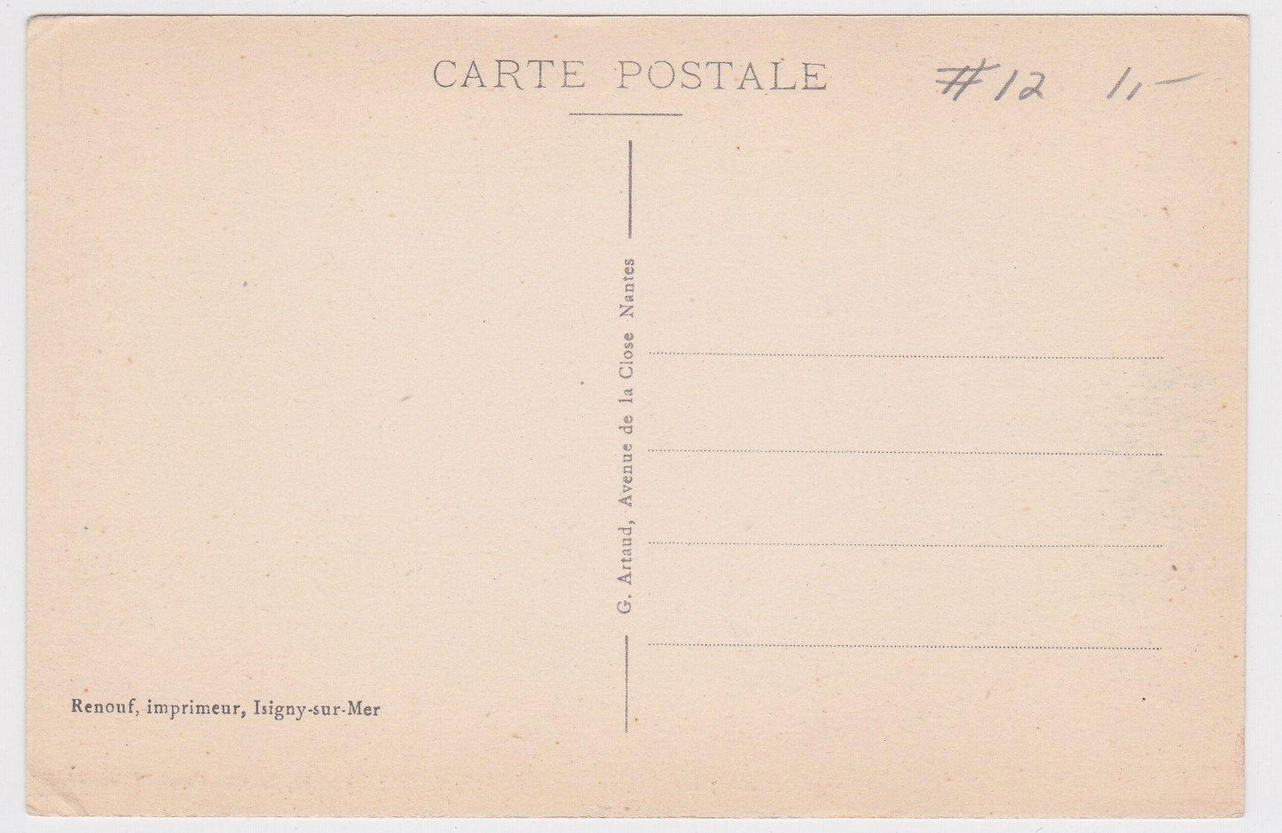 Isigny sur-Mer La Place Gambetta la Rue Alfred-Pophillat la Rue Emile Demagny 1910's Postcard - TulipStuff