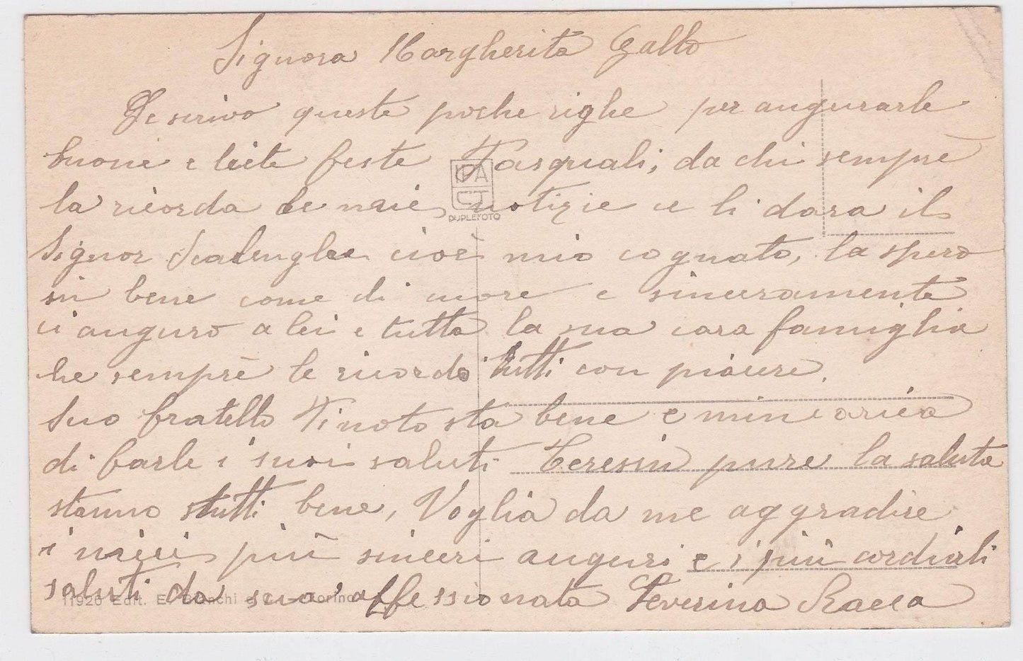 Volvera Via Principale 1910's Turin Piedmont Italy Postcard - TulipStuff