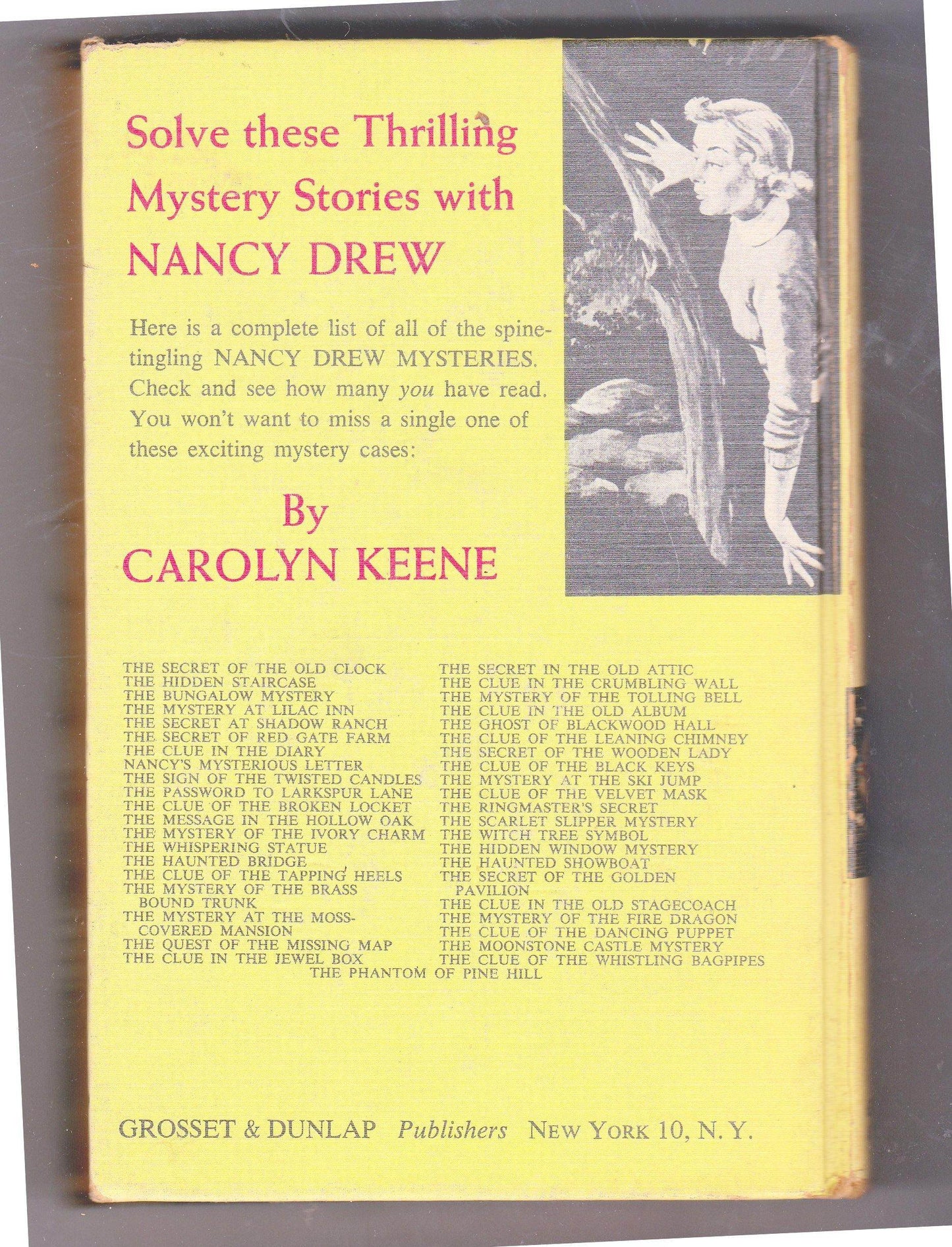 The Mystery of the Brass Bound Trunk Nancy Drew Mystery Stories Carolyn Keene Hardcover 1965 - TulipStuff