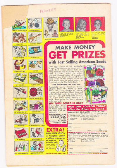 Creatures on the Loose no. 11 Comic Book May 1971 Marvel Comics Moomba - TulipStuff