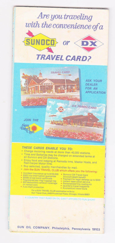 Sunoco New York State and Metro New York City 1973 Highway Map - TulipStuff