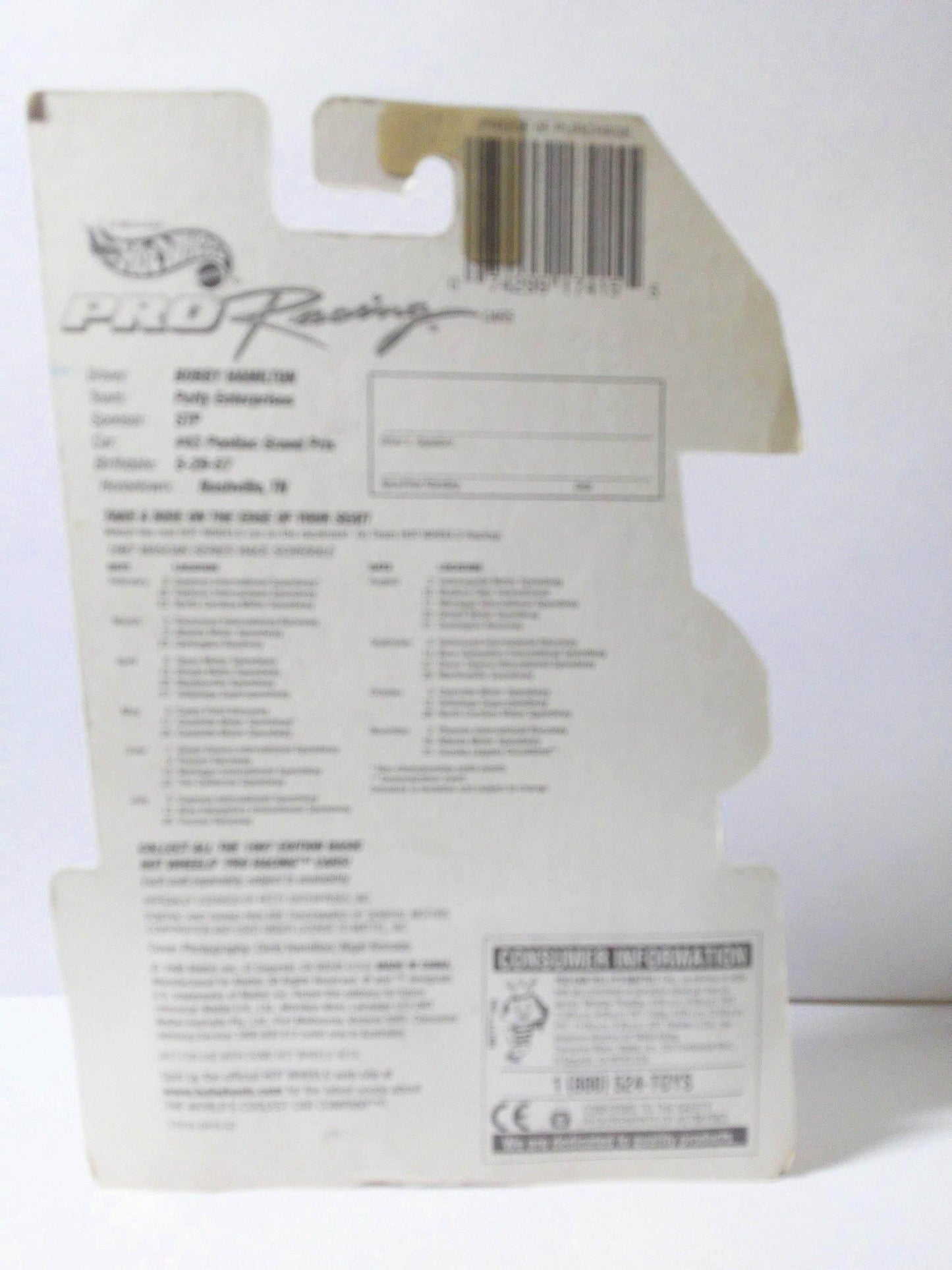 Hot Wheels 1997 Pro Racing Bobby Hamilton STP #43 Pontiac Grand Prix Racing Car - TulipStuff