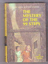 Load image into Gallery viewer, The Mystery Of The 99 Steps Nancy Drew Mystery Stories Carolyn Keene Hardcover Book 1966 - TulipStuff