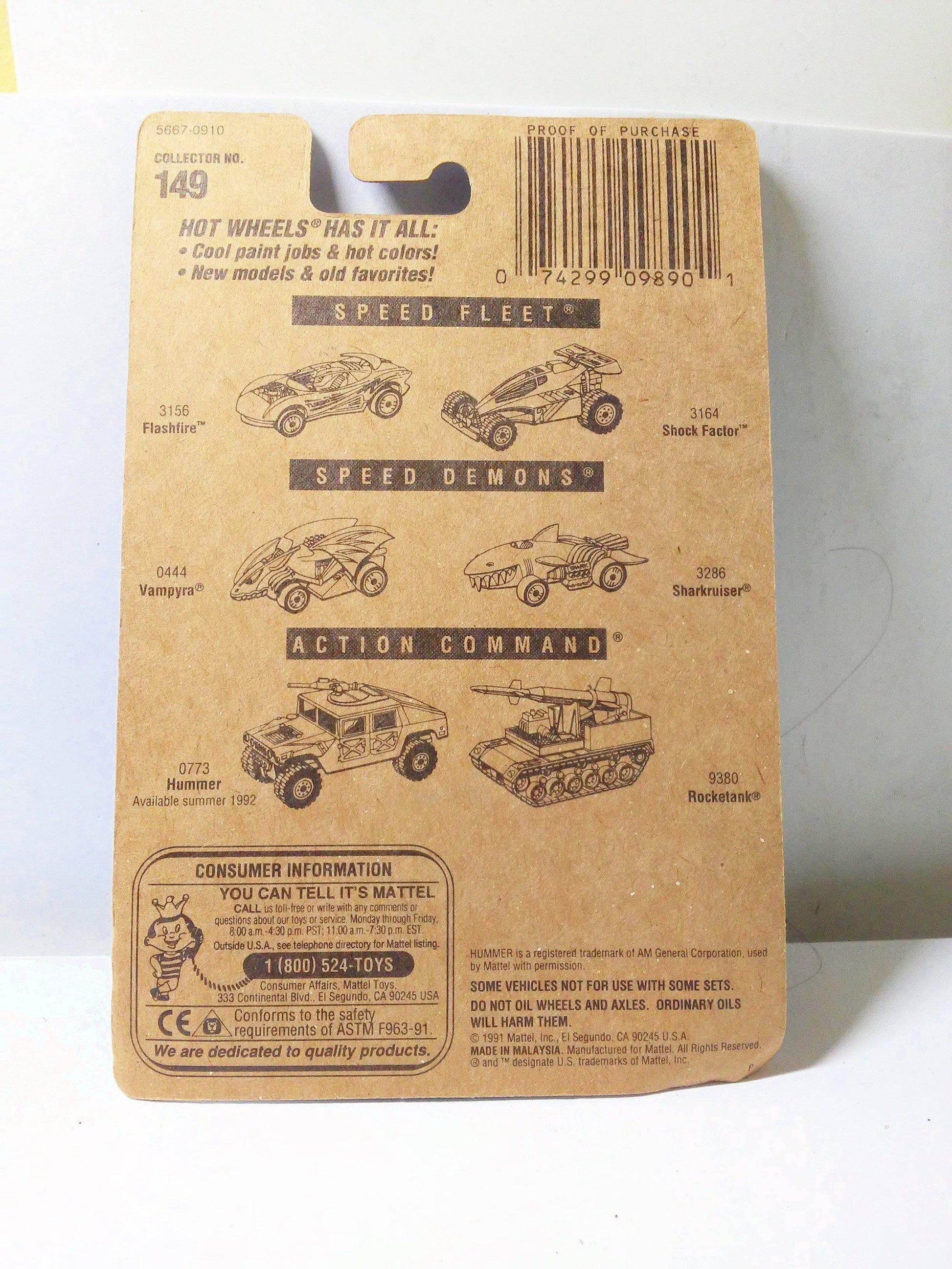 Hot Wheels Collector #149 BMW 850i Vintage Diecast Luxury Car 1991 - TulipStuff