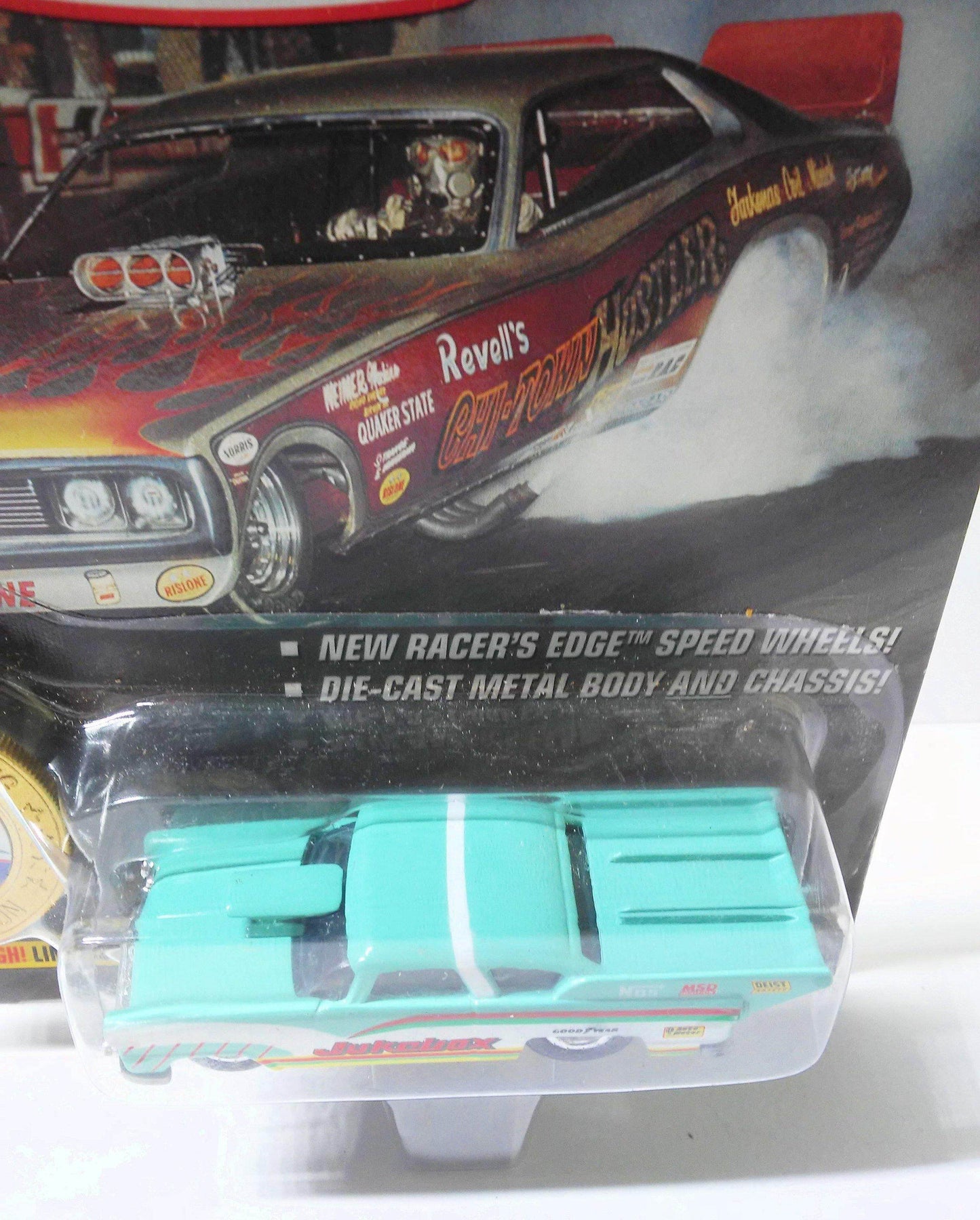 Johnny Lightning Dragsters USA Norm Wizner '55 Jukebox Limited Edition Ford Fairlane Coupe 1996 - TulipStuff